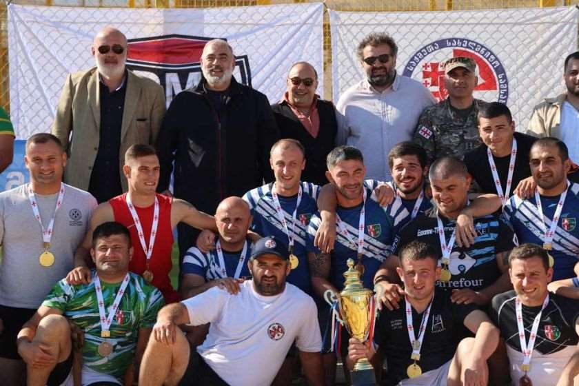 რაგბის კლუბ „არმიას“ ორგანიზებით ქვიშის რაგბში ჩემპიონატი ჩატარდა