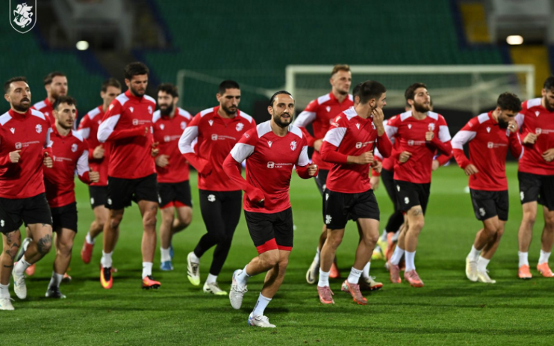 ეროვნული ნაკრები დღეს ​სოფიაში ბულგარეთს დაუპირისპირდება
