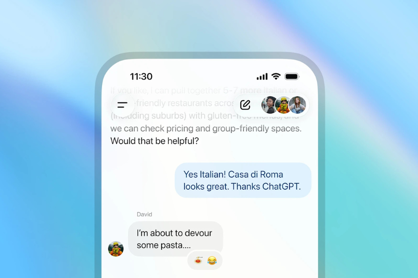 OpenAI-მ ChatGPT-ში ჯგუფური ჩატების ტესტირება დაიწყო
