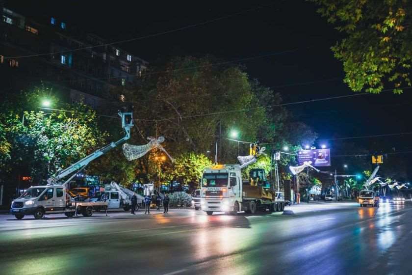 საახალწლო განათებების მონტაჟის გამო კოსტავას ქუჩის ნაწილზე საავტომობილო მოძრაობა დროებით შეიზღუდება