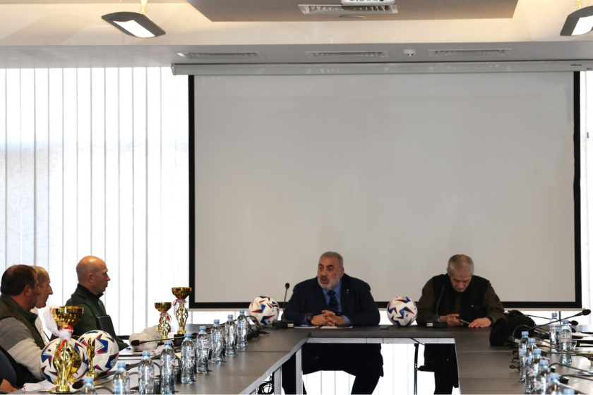 ვეტერანების საქმეთა სახელმწიფო სამსახურში ამპუტანტ ფეხბურთელთა რეგულარული ჩემპიონატის გამარჯვებულთა დაჯილდოების ცერემონია…