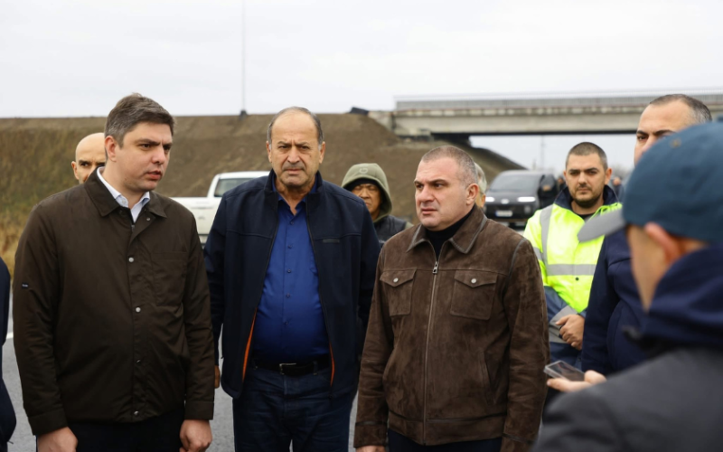 ინფრასტრუქტურის მინისტრი და გურიის მხარეში სახელმწიფო რწმუნებული სამტრედია-გრიგოლეთის ჩქაროსნული მაგისტრალის სამშენებლო…