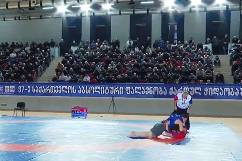 გორში ქართულ ჭიდაობაში საქართველოს აბსოლუტური ფალავნობა გაიმართა
