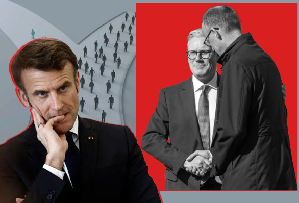 Berliner Zeitung: მერცი და სტარმერი მაკრონს არ მიესალმნენ. ეს ფაქტი ევროპის ღრმა კრიზისს ააშკარავებს