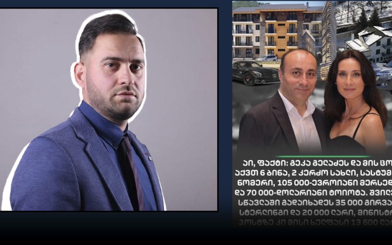 დავით ჩიხელიძე: გეკა გელაძის მეუღლის მამის კომპანია ბოლო ათწლეულების განმავლობაში საქართველოს ბიუჯეტში ყველაზე მსხვილ…