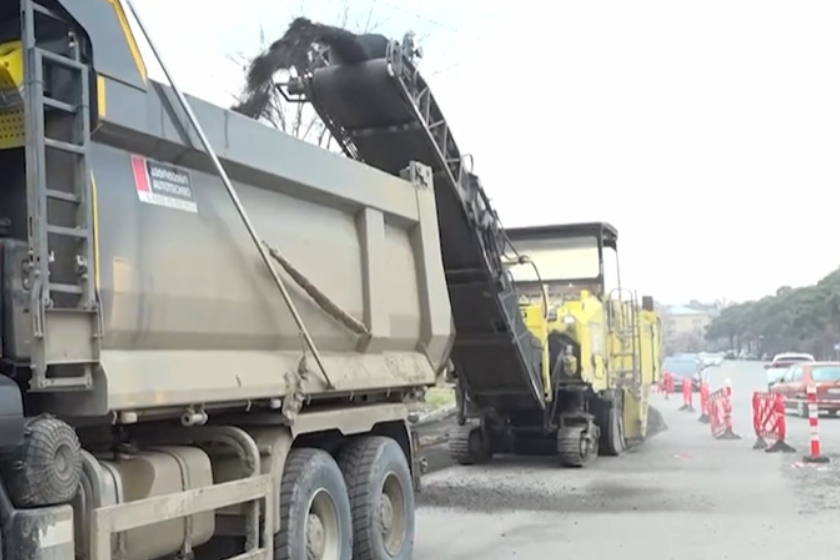 რუსთავში ახალი საგზაო ინფრასტრუქტურის მოწყობა კიდევ ერთ ადგილას – სანაპიროს ქუჩაზე დაიწყო
