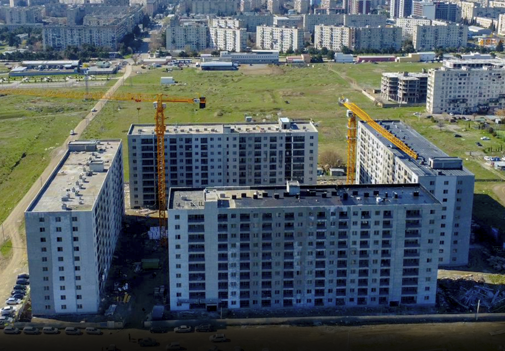 რუსთავში, დევნილი ოჯახებისთვის, თანამედროვე სტანდარტების საცხოვრებელი კომპლექსი შენდება