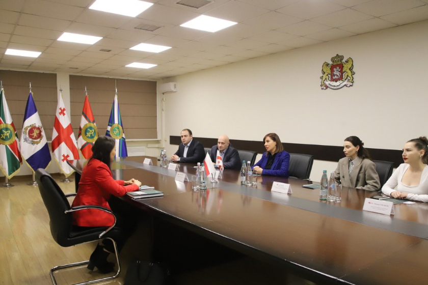სასაზღვრო პოლიციას საქართველოში პოლონეთის მეკავშირე ოფიცერი სასაზღვრო მიმართულებით ბარბარა მროზი ეწვია