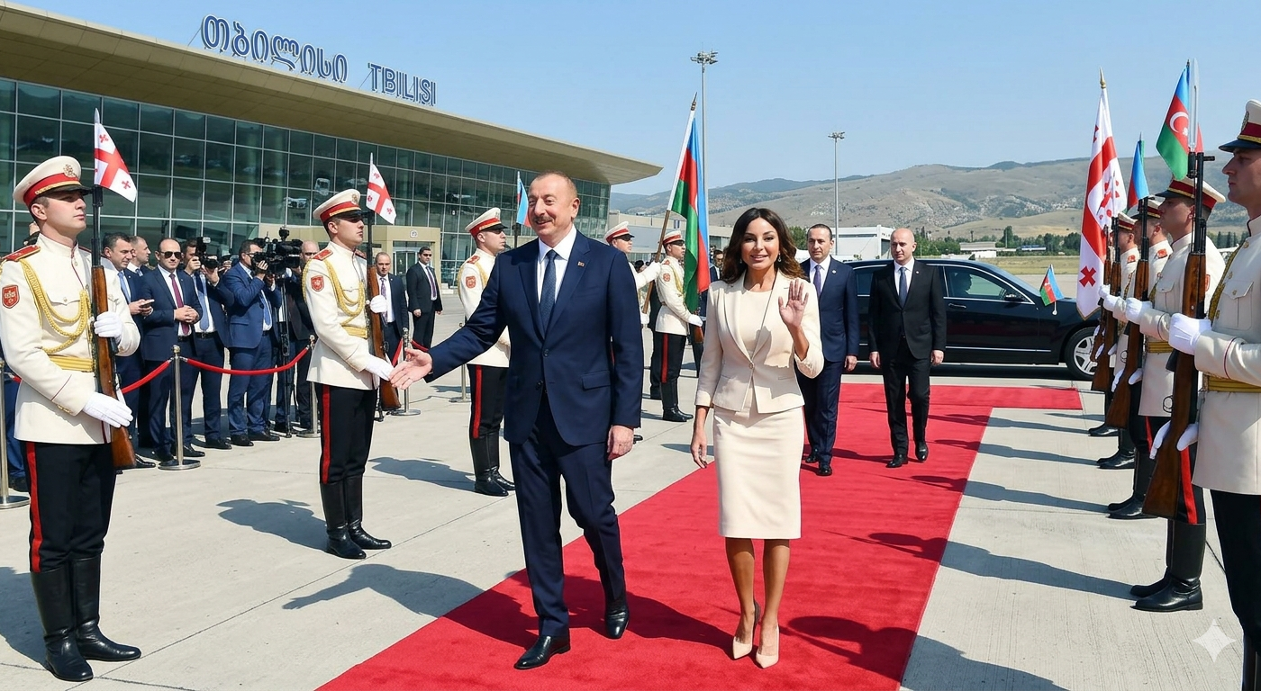 საქართველოს დღეს სახელმწიფო ვიზიტით, აზერბაიჯანის რესპუბლიკის პრეზიდენტი ილჰამ ალიევი მეუღლესთან ერთად ეწვევა