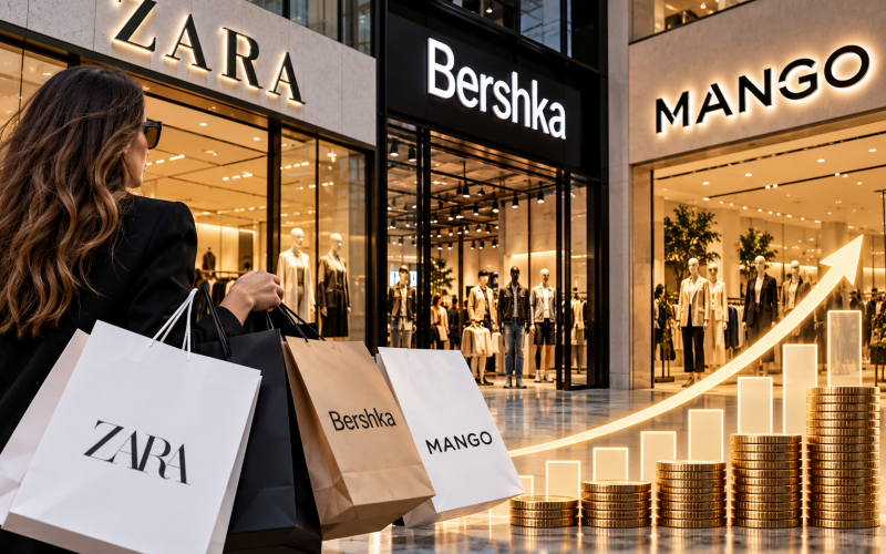 საქართველოში Zara-ს, Bershka-ს, Mango-ს და სხვა ბრენდების გაყიდვები ₾434 მილიონამდე გაიზარდა